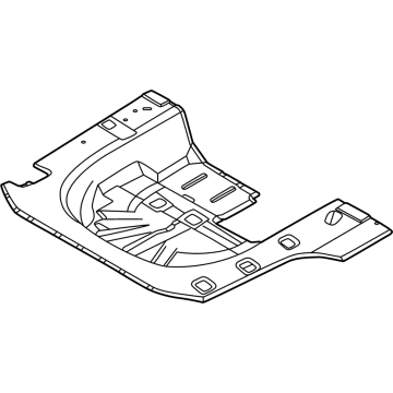 Nissan 74950-5MP0A INSULATOR-FRONT FLOOR