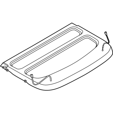 Nissan 79910-5MP0A FINISHER-REAR PARCEL SHELF