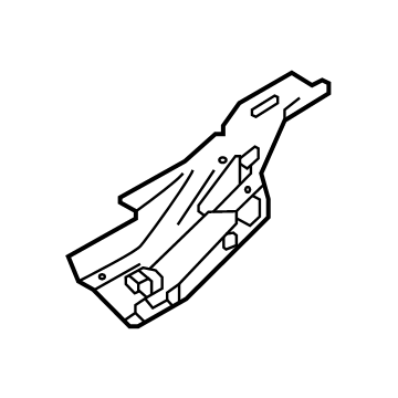 Nissan 755E1-5MP0A CLOSING PLATE ASSY-SIDE MEMBER,LH