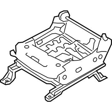 Nissan 87351-EZ12A Frame Assy-Cushion,Front Seat LH