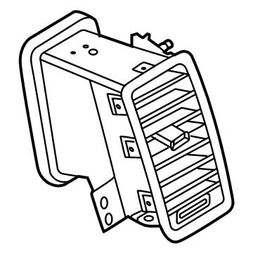 Nissan 68751-9BU0B Ventilator Assy-Center,LH