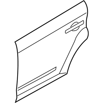 Nissan 82152-CA030 Panel-Rear Door,Outer RH