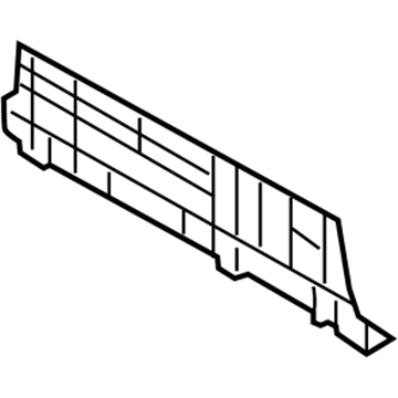 Nissan 794A4-3NA0A Panel-Rear Seat Back,Rear