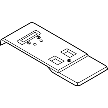 Nissan 969D3-6TA0A Cover-Console,Rear