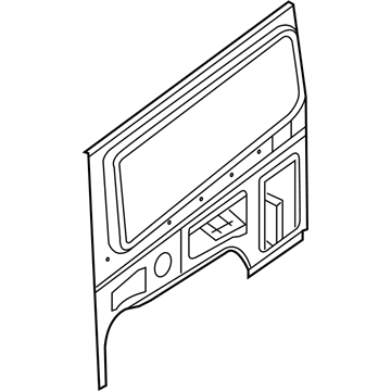 Nissan 76651-9JH0A Panel Assy-Side,Rear Inner LH