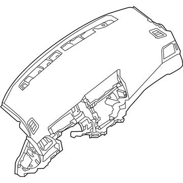 Nissan 68200-3SG0D Panel & Pad Assy-Instrument