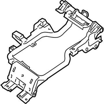 Nissan 88181-ZS40A Frame Assy-Rear Seat Cushion,LH