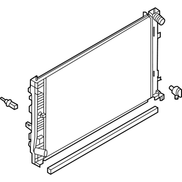 2023 Nissan Rogue Radiator - 21410-6RR0B