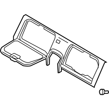 Nissan 84909-CD001 FINISHER Assembly-Luggage Floor,L Front