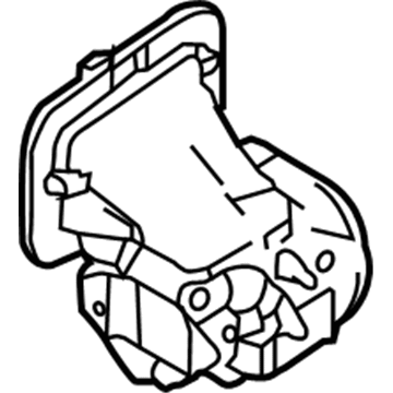 Nissan 27886-1HS0B Door-Intake Blower,Front