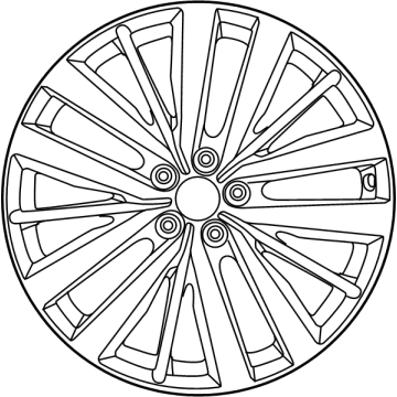 Nissan 40300-6TA4A Wheel-Aluminum