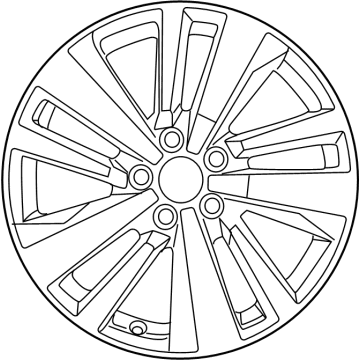 Nissan 40300-1A54A WHEEL-ALUMINUM