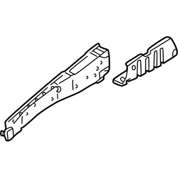 Nissan 64111-0W000 Hoodledge-Upper,LH