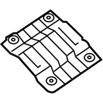 Nissan 74762-EZ35A INSULATOR-Rear Body Floor