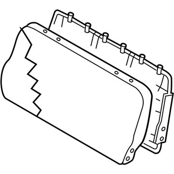 Nissan 89600-5Z001 Back Assy-3RD Seat