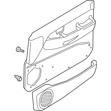 Nissan 80900-2W700 Finisher Assy-Front Door,RH