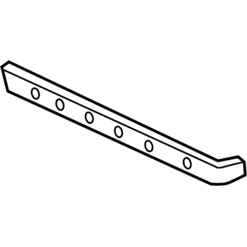 Nissan 85221-1JA0A Bracket - Rear Bumper Side, LH