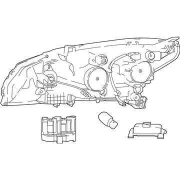 Nissan 26060-6WK6A HEADLAMP ASSY-LH