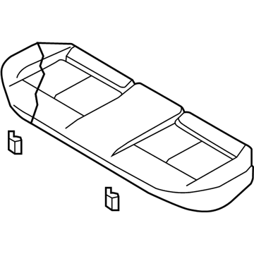 Nissan 88300-9DD6A Cushion Assembly Rear Seat