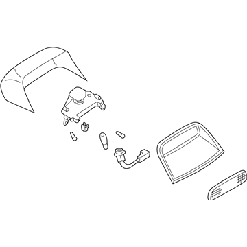 Nissan 26590-9E020 Lamp Assembly-Stop