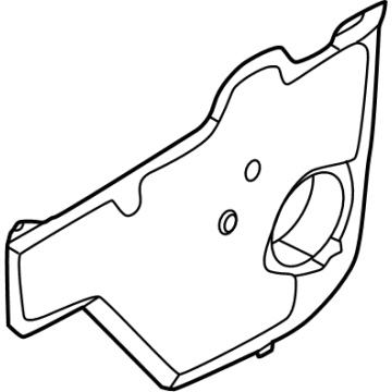 Nissan 80860-6TA0A Screen-Sealing,Front Door RH