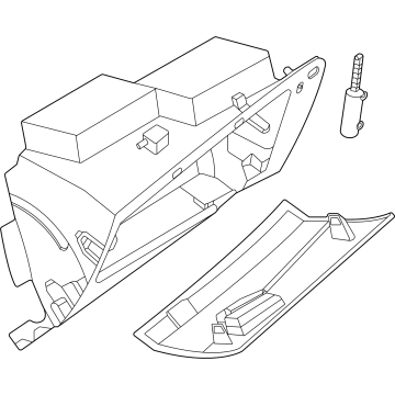 2024 Nissan Pathfinder Glove Box - 68102-6TA2A