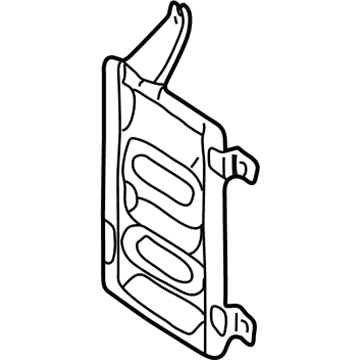 Nissan 84964-7B000 Bracket Assy-Rear Parcel Shelf,RH