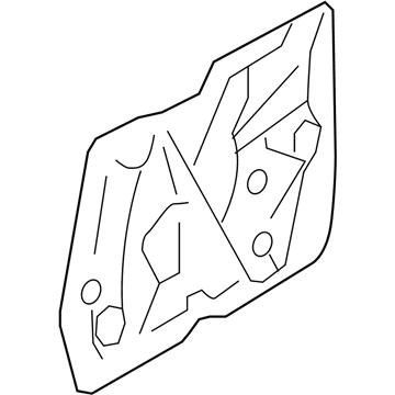 Nissan 80775-1AA0A Base-Front Door Module,LH