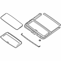 Nissan Armada Sunroof - 91205-7S21B Sunroof Complete-Slide