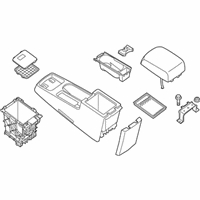 Nissan Sentra Center Console Base - 96910-ZJ70B Console Box-Floor