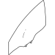 Nissan 80300-6LE0A Glass Assy-Front Door Window,RH