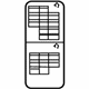 Nissan 24313-1FC0A Label-Fuse Block