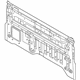 Nissan G9100-9FVBA Panel Assy-Back