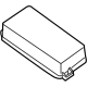 Nissan 24382-9BU0B Cover-Relay Box