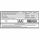 Nissan 14805-6MT0B LABEL-EMISSION CONTROL INFORMATION