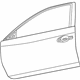 Nissan 80153-3TA0A Panel-Front Door,Outer LH