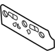 Nissan 96210-6JL0A Bracket-Licence Plate