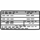 Nissan 14805-KB50A Emission Label