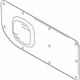 Nissan 84950-3LM0C Finisher-Luggage Side,Lower RH