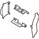 Nissan D1080-3LM0A Hardware Kit-Front Disc Brake Pad