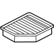 Nissan 16546-6RA0A Air Cleaner Element