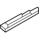 Nissan 244D2-5MP1C BRACKET-SUB BATTERY