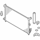 Nissan 92100-1FA0A Condenser & Liquid Tank Assy