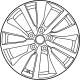 Nissan 40300-6LB6A Wheel-Aluminum