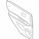 Nissan 82901-JM00A Finisher Assy-Rear Door,LH