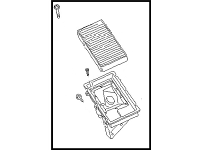 1985 Nissan Maxima Air Filter Box - 16500-16E01