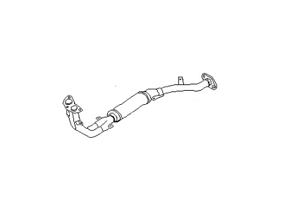 Nissan 20010-61A00 Exhaust Tube Front