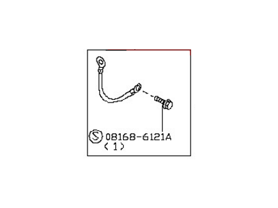 Nissan 28360-9HP1A Cable-Earth Bonding