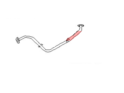 Nissan 20030-06F00 Exhaust Tube Assembly, Center