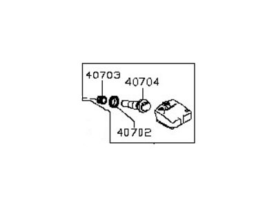 Nissan Cube TPMS Sensor - 40700-JK01A